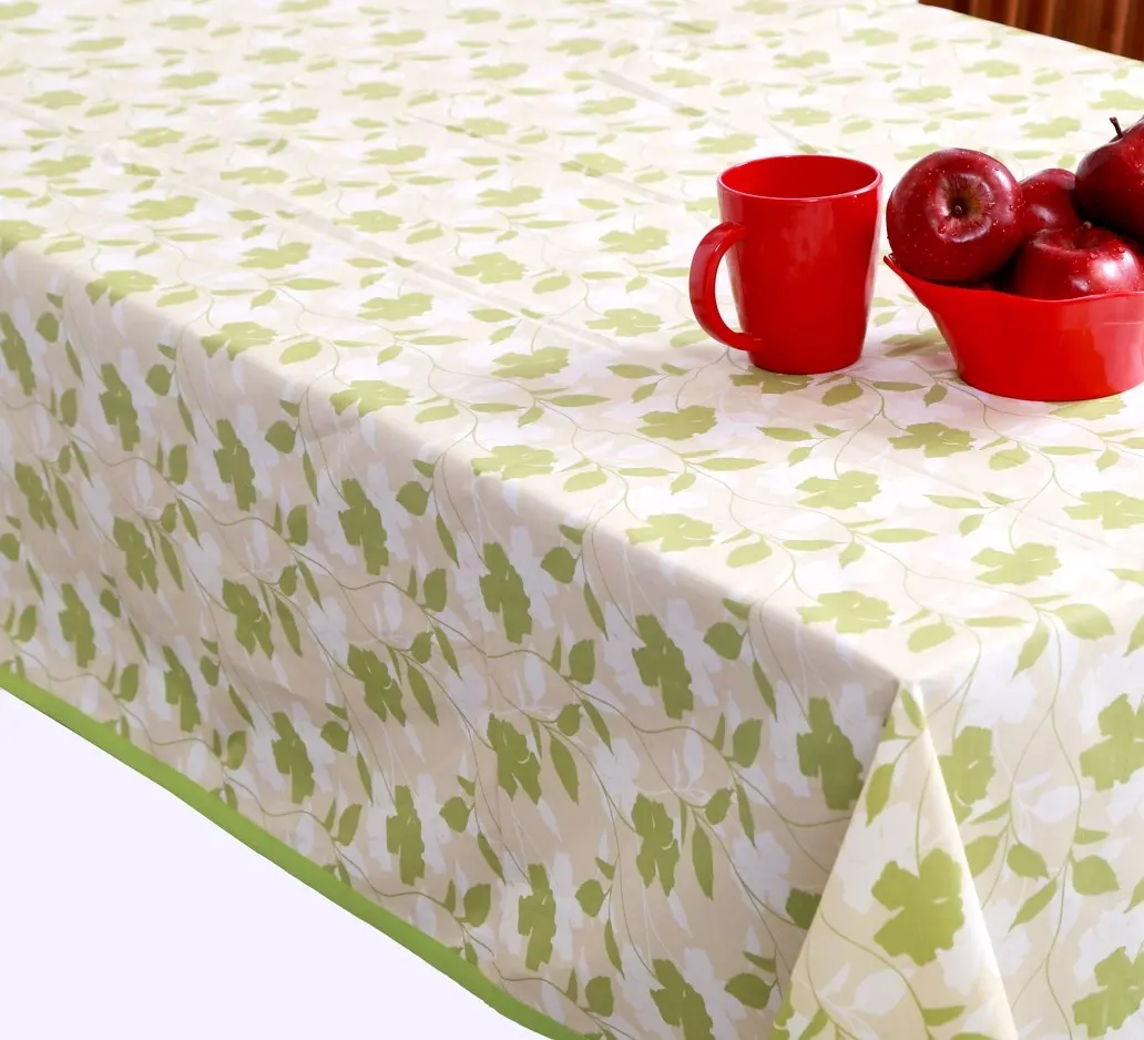 cotton yarn dyed jacquard or dobby woven or solid dyed and printed hole stitched hem fold table cloth from India at cheap cost