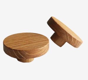 Perillas de madera con estilo moderno Forma redonda Mejor y último diseño Perillas de madera Mango para precio al por mayor - Product Image 3