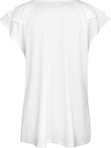 Custom Summer Ladies Cap Sleeve Tops Camiseta básica en blanco Camiseta de moda para mujer para hombres - Product Image 3