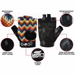 Guantes de Entrenamiento Resistentes con Protección Acolchada en la Palma, Tejido Transpirable, Correa Ajustable y Agarre Antideslizante - Product Image 6