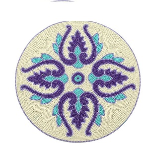 แผ่นรองจานลูกปัดสำหรับตกแต่งบ้านผ้ารองจานปักลูกปัดที่มีสไตล์ไม่เหมือนใครสำหรับตกแต่งบ้าน - Product Image 6