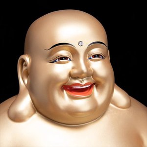 Lớn 12 16 19 Inch Tốt Nhất Lớn Tặng Quà Trang Trí Ngồi Cười Phật Tượng Điêu Khắc Với Tiền Vàng Cho Phòng Ngủ Nhà vastu - Product Image 6