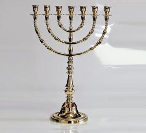 Candélabre en laiton massif à 7 bras de meilleure qualité nouveau Design bougeoir en métal centres de table élégants pour la décoration de mariage - Product Image 2