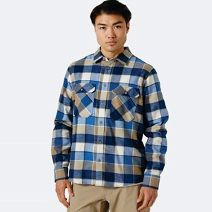 เสื้อชายหาดของผู้ชายพิมพ์ลายลำลองผ้าโพลีเอสเตอร์เสื้อฮาวายมีกระดุมพิมพ์ลาย - Product Image 1