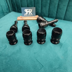 Brocha de Afeitar de Cuerno de Búfalo Tallado Más Vendida, Mango Ergonómico y Ligero para Maquinillas de Afeitar de Seguridad, Calidad de Exportación SMARK EXPORTS - Product Image 6