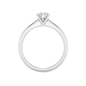 Bague solitaire en diamant naturel exquis pour femme, classique, pour fiançailles, mariage, bijoux fins, cadeau, argent 925 plaqué or EF - Product Image 5