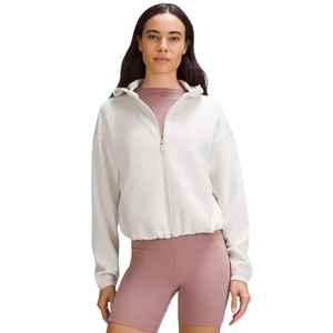 <b>Top</b> Quality Anti-wrinkle Breathable Hoodies <b>for</b> <b>Woman</b> Softstreme Full-Zip Hoodie Relaxed Fit Waist Length Your Logo - Product Image 6