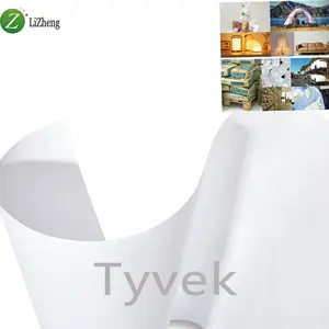 Lizheng Tyvek ผ้าพิมพ์ลายกันน้ำหรูหราสำหรับทำกระเป๋าและกระเป๋า DIY แบบเคลือบ