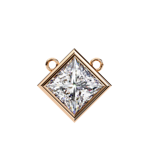 Pendentif en or 18 carats pour femme avec un magnifique diamant cultivé en laboratoire, pendentifs et breloques en diamant - Product Image 3