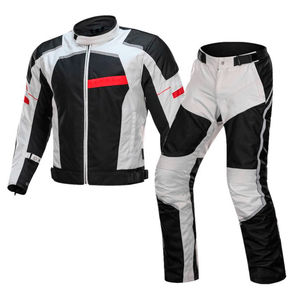 Combinaison Cordura coupe-vent personnalisée pour motocyclette Ensemble veste et pantalon de sport de course Design en nylon imperméable de grande taille pour la moto - Product Image 3