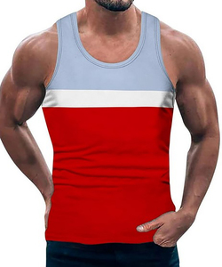 เสื้อกล้ามออกกำลังกายระบายอากาศได้ดีสำหรับผู้ชายเครื่องแต่งกายแนวสตรีทเสื้อออกกำลังกายสำหรับยิม - Product Image 1