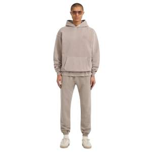 Sudadera con capucha de gran tamaño-Ropa de calle de moda, Sudadera con capucha de gama alta para hombres y mujeres-Disponible en negro, seta - Product Image 3