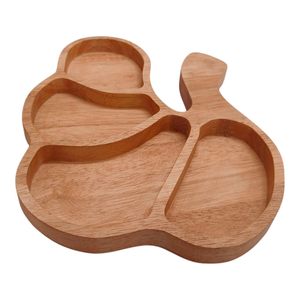 Plato de Servir Artesanal de Primera Calidad, Madera Natural Pulida y Condimentada, Elegante y Decorativo, a Bajo Precio para Restaurantes - Product Image 3