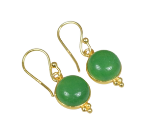 Hot Sale Green Onyx Gemstone Jaipur <b>Earrings</b> Jewelry <b>925</b> Solid Sterling <b>Silver</b> <b>Earrings</b> for Women Girls Dangle <b>Silver</b> <b>Earrings</b> - Product Image 1