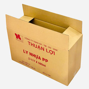 Caja de embalaje de cartón de papel Kraft de 3 capas, cartón corrugado, materiales reciclados de Vietnam para productos de plástico - Product Image 6