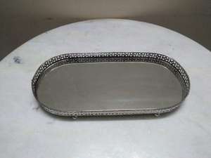 Plateau de service multifonctionnel en acier inoxydable/Plateau de présentation de bijoux de luxe Plateau décoratif sur mesure Plateau de service en métal - Product Image 3