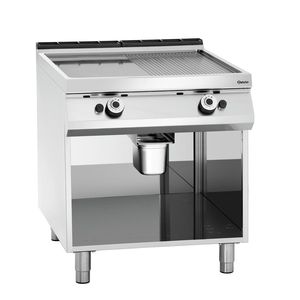 Plaque de cuisson au gaz 1/2 + 1/2 OU, grilles et poêles durables pour la cuisson en extérieur - Product Image 1