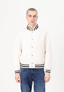 Logo personnalisé brodé hommes Letterman Varsity veste dernière conception côtelé support avant collège Baseball Bomber veste d'hiver - Product Image 4