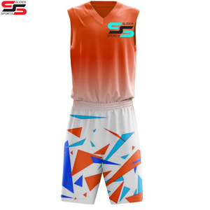 Conjuntos de uniformes de baloncesto personalizados para hombre, camiseta de baloncesto de sublimación completa profesional, camiseta de baloncesto transpirable - Product Image 4