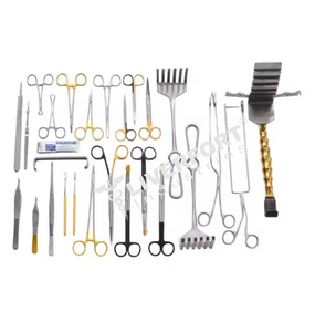 Juego de Instrumentos Quirúrgicos de Primera Calidad para Abdominoplastia Manual y Cirugía Plástica, 36 Piezas - Product Image 1