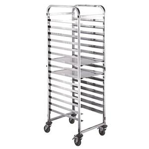 Chariot de plateau de boulangerie OEM Chariot de plateau de pain de boulangerie en acier inoxydable Chariot de support de plateau de boulangerie en acier inoxydable - Product Image 3