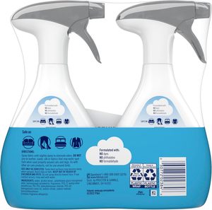 สเปรย์เฟบรีซสำหรับผ้า กำจัดกลิ่นแรง รุ่นรีเฟรชเชอร์สเปรย์พลัส กลิ่นสะอาด ขนาด 16.9 ออนซ์ (2 ขวด) - Product Image 2