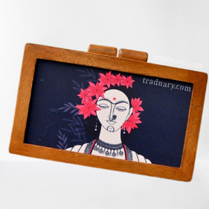 Customized Printed Lady Handbag Latest Evening Clutch Bag Traditional Wedding Use Modern PC Cork Material Lock Closure Cartoon - Product Image 4