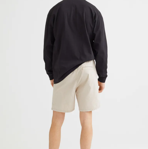Algodón French Terry Drawstring Custom Printed Letter Running Biker Sweat Pantalones cortos para hombre - Product Image 3