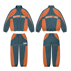 Chándal cortavientos de tendencia superior 2025, superventas, conjunto de ropa de calle Premium con cremallera reflectante - Product Image 3