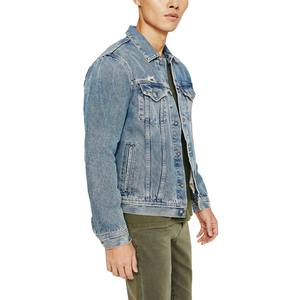 Vestes en jean pour hommes personnalisées de la rue principale, veste en jean à boutons tie-dye pour hommes, veste en jean pour homme - Product Image 4