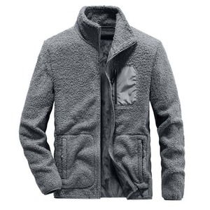 Fabricant de vêtements sur mesure à col montant OEM par Hosten Greek Enterprises Sherpa Fleece Jackets Winter Casual Streetwear - Product Image 2