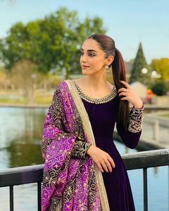 Nuevo Vestido de Fiesta de Diseño Moderno, Conjunto de Dupatta de Seda Chinon Pesada, Bordado con Lentejuelas, Secado Rápido, Elegante, para Eventos, Todas las Temporadas, FATEMA - Product Image 2