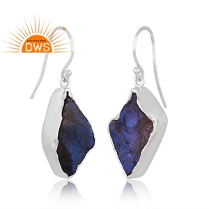 Pendientes colgantes de piedras preciosas de labradorita Natural de plata de ley de gran venta, joyería para mujer, regalo para su delicada colección - Product Image 2