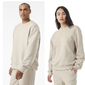 Sweat-shirt unisexe à col rond, coupe ample, pour l'hiver, avec impression numérique, 100% coton, polaire léger à moyen - Product Image 6