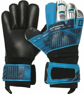 Guantes de Portero de Fútbol de Entrenamiento Intenso, Agarre de Látex de Alto Rendimiento, Correa de Muñeca Ajustable, Impermeables, Transpirables, con Cordones - Product Image 4