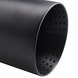 Terminal redondo de 63 mm de acero inoxidable negro - Product Image 5