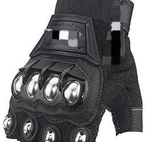 Gants mi-doigts blindés de haute qualité pour unisexe avec conception de logo personnalisé - Product Image 4