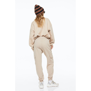 Joggers de mujer con logotipo personalizado, ajustados y ligeros de alta calidad con decoración de encaje para el verano - Product Image 5