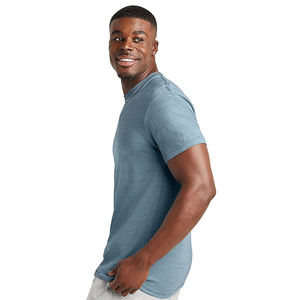 Haute qualité été hommes t-shirts plaine chemise vêtements coton doux respirant à manches courtes col rond décontracté léger - Product Image 5