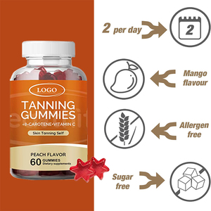 Gummies vitaminées Bear pour adultes : Soutien au bronzage, stimulant du système immunitaire avec bêta-carotène, cuivre, lycopène, sélénium, <span class=keywords><strong>zinc</strong></span> - Product Image 5