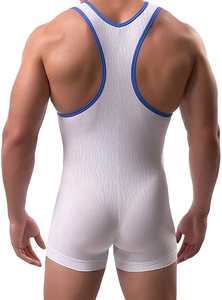 Haute qualité grande taille 5Xl adultes imprimé respirant lutte tête équipement unisexe collants costume drôle maillots - Product Image 4