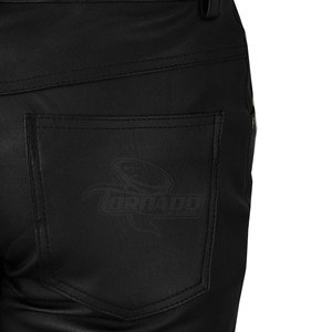 กางเกงหนังลำลองของผู้ชายสีตรงสไตล์สตรีทแวร์น้ำหนักเบา - Product Image 6