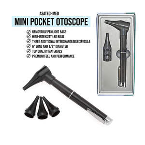 Otoscope manuel portable en acier inoxydable chirurgical Astrin, construction durable, luminosité améliorée, usage chirurgical ORL - Product Image 2