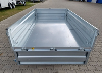 Nouvelle remorque basculante complète en fer 259x143 cm / 15001-20000 kg