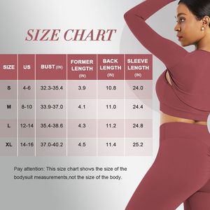 Conjuntos de Yoga ropa deportiva Otoño Invierno apretado Yoga manga larga Mujer Crop Top Fitness Tops Slim entrenamiento deportes camiseta impresión - Product Image 2