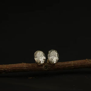 Pendiente de diamante de moda en oro blanco y rosa Chapado en oro certificado IGI para fiesta de boda y regalo - Product Image 1