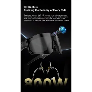 Lentes Inteligentes M95 con IA, Cámara de 8MP, Video 4K, Resistentes al Agua IPX-4, Carga Magnética, Asistente de Voz, Deportes al Aire Libre - Product Image 2