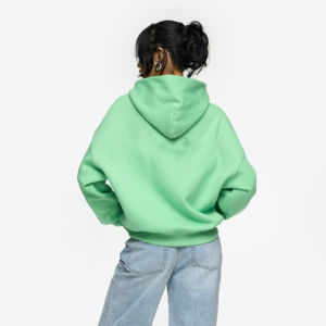 Nouvelle vente chaude femmes sweats à capuche surdimensionnés 100% coton matériel léger respirant Logo personnalisé impression OEM Service - Product Image 4