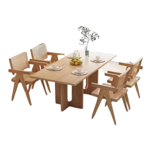 Restaurant <b>Set</b> <b>Wooden</b> Dining Table and Chair <b>Set</b> for <b>Garden</b> Dining Furniture Best at Quality Wholesale Price - Product Image 6