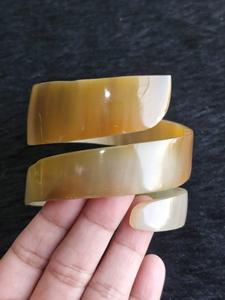 Buffalo Horn Natural <b>Bangles</b> Bracelet Crafting Buffalo Horn Hand Jewelry - Product Image 2